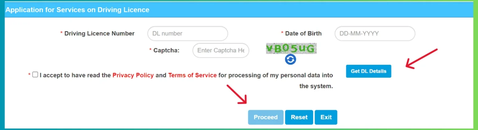 driving licence renewal online